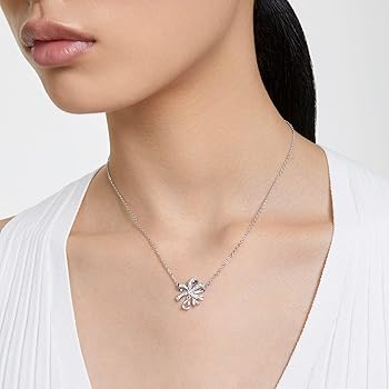 極美品 SWAROVSKI スワロフスキー ネックレス リボン クリスタル 箱付 Amazon | スワロフスキー レディース ボルタ ネックレス リボン